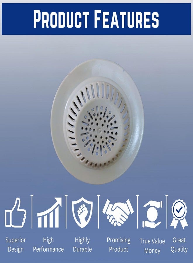 New Ware PVC Sink Drain Strainer Basket Jali for Kitchen Sink & Wash Basin | Detachable Sink Cup Drain Filter Dirt Stopper | Pack of 4 - Image 5